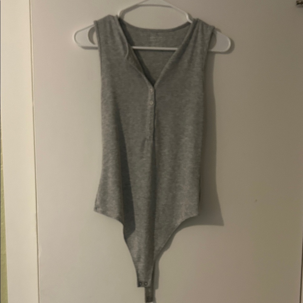 Gray Sleeveless Women's Top